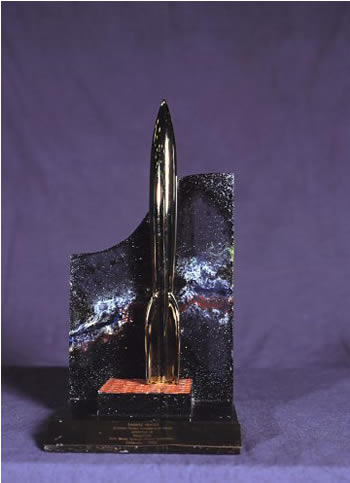 1992 Hugo Award Trophy