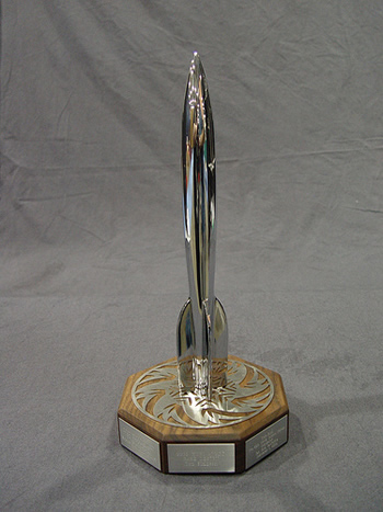 2002 Hugo Award Trophy