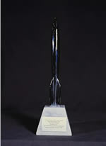 1986 Hugo Award Trophy