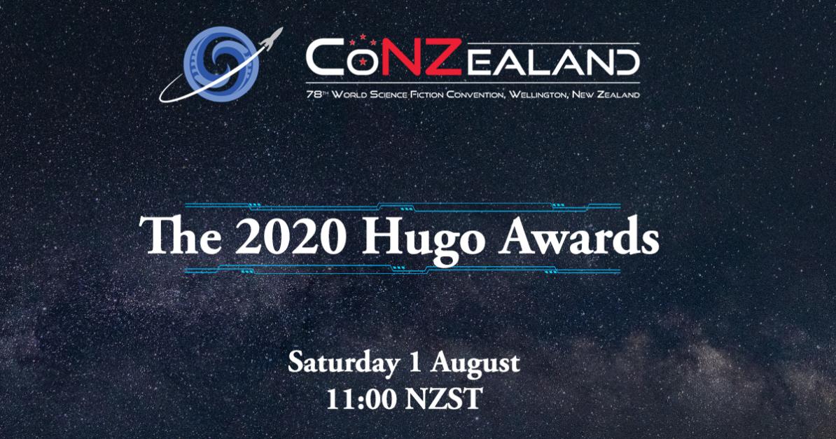 Splash page for 2020 Hugo Awards Ceremony